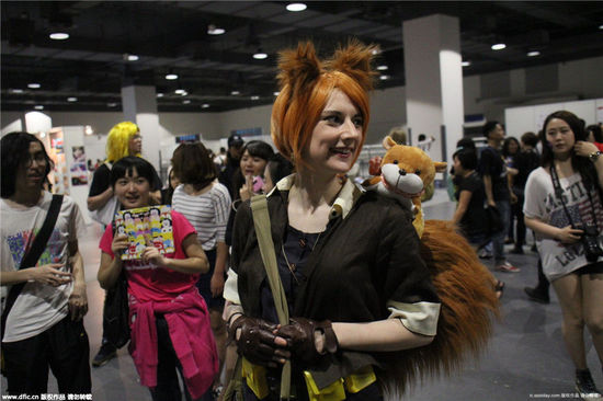 2015年5月16日,上海,2015上海漫控潮流博览会,欧美COSPLAY惊爆眼球。