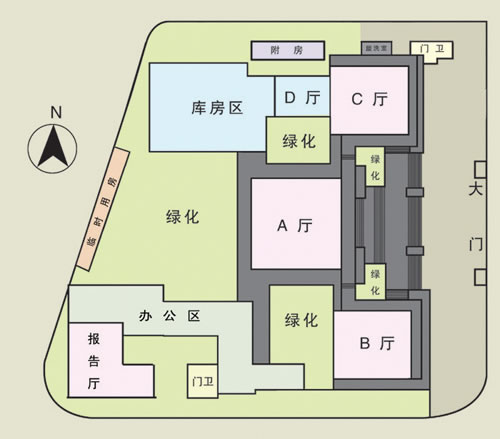 常熟博物馆-展馆示意图