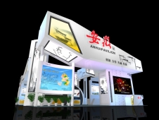 
11X18中国高新技术交易会安徽馆设计方案